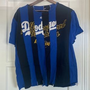Unique dodger/lakers shirt